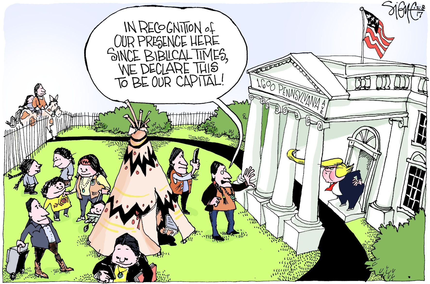Signe Wilkinson cartoon